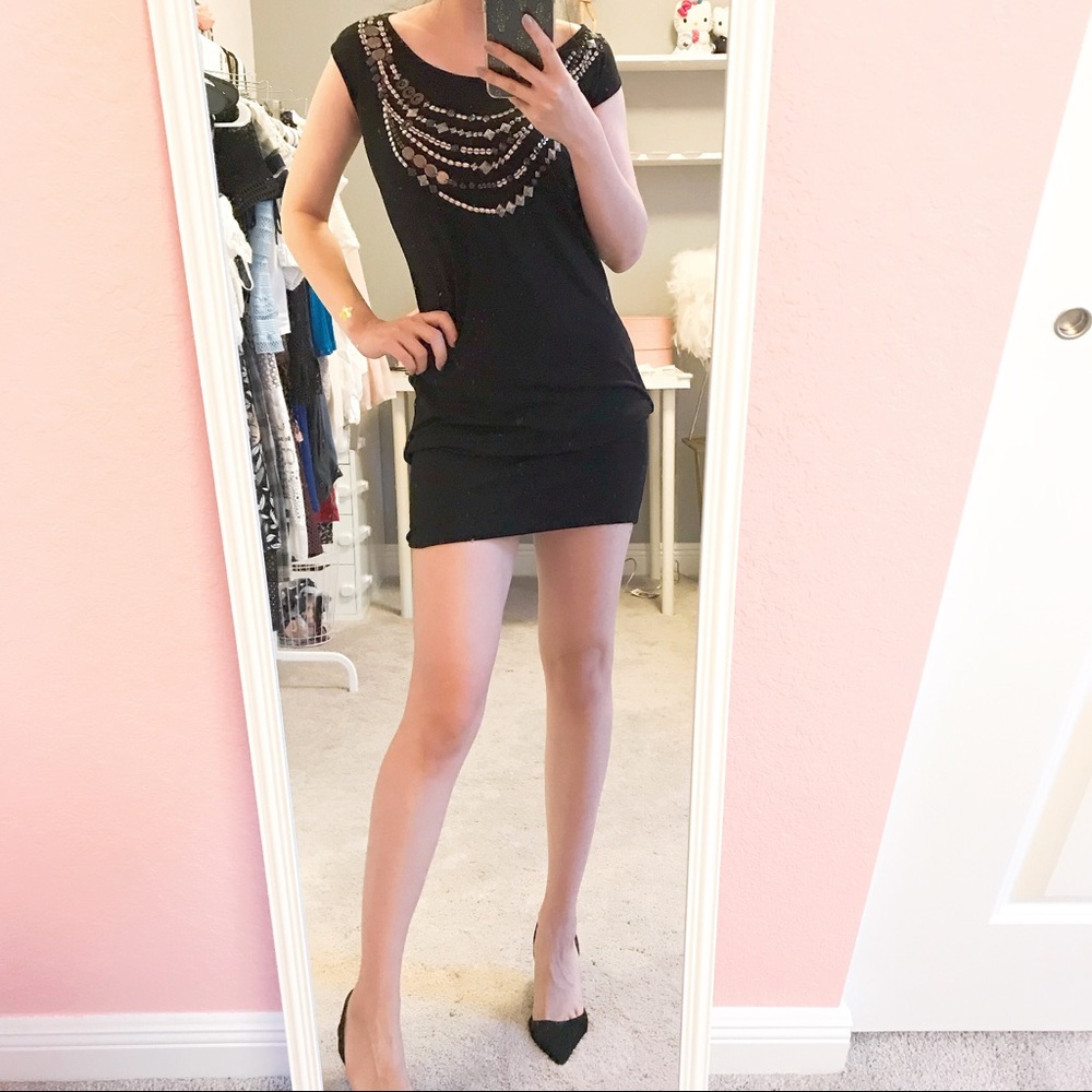 cute BCBG black dress